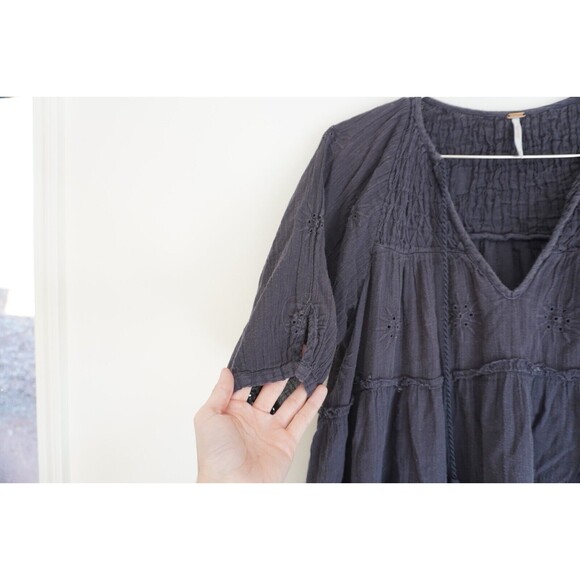 Free People Celestial Skies Midi Dress In Blue Size Small - Picture 6 of 6